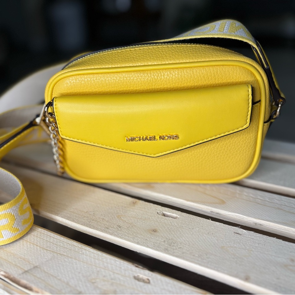 Michael Kors Yellow Crossbody Bag